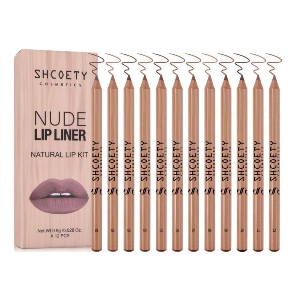 Shcoety Cosmetics NUDE Natural Lip Liner Kit